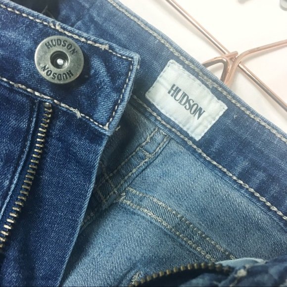 Hudson High Rise Muse Cuffed Crop Ankle Jeans - Picture 5 of 5